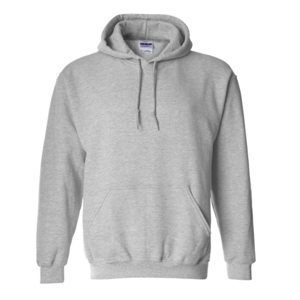 Gildan Heavy Blend Plain Sport Gray Sweatshirt Hoodie Pullover S M L XL Unisex …